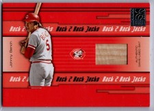 2005 Donruss Elite Back 2 Back Jacks Johnny Bench Adam Dunn BAT REDS 37/50