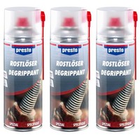 3 X Presto RostlöSer-Spray 400 Ml 306314 Rostentferner Rostfrei Anti-Rost