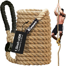 Climbing Rope 1.5 Inch Diameter 10FT 15FT 20FT 25FT 30FT 35FT Gym Climbing Rope
