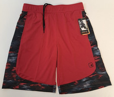 And1 Mens Shorts Basketball Gym Premium 10" Inseam M L XL Red