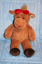 Build A Bear Christmas Holly The Moose Stuffed Animal 16" Plush CUTE