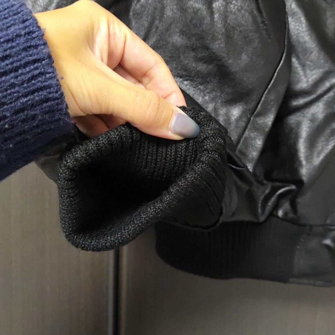 Classical Elf x Java Turtle Color Leather Rib Jac… - image 4