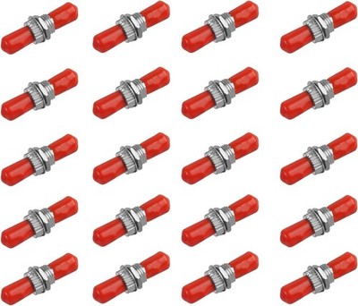 20 Pack ST ST Fiber Optic Coupler Barrel Connector Number of Items: 20