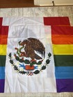 Mexico Rainbow Flag 3x5 LGBTQ+ Pride Mexican Rainbow Waterproof Flag Set 2 — photo 2