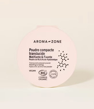 Aroma-zone poudre compacte translucide matifiante et fixante poudre de riz bio