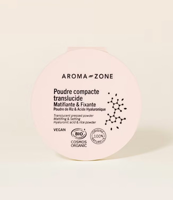 Aroma-Zone Kompaktpulver transluzent mattierend und fixierend Bio Reispulver