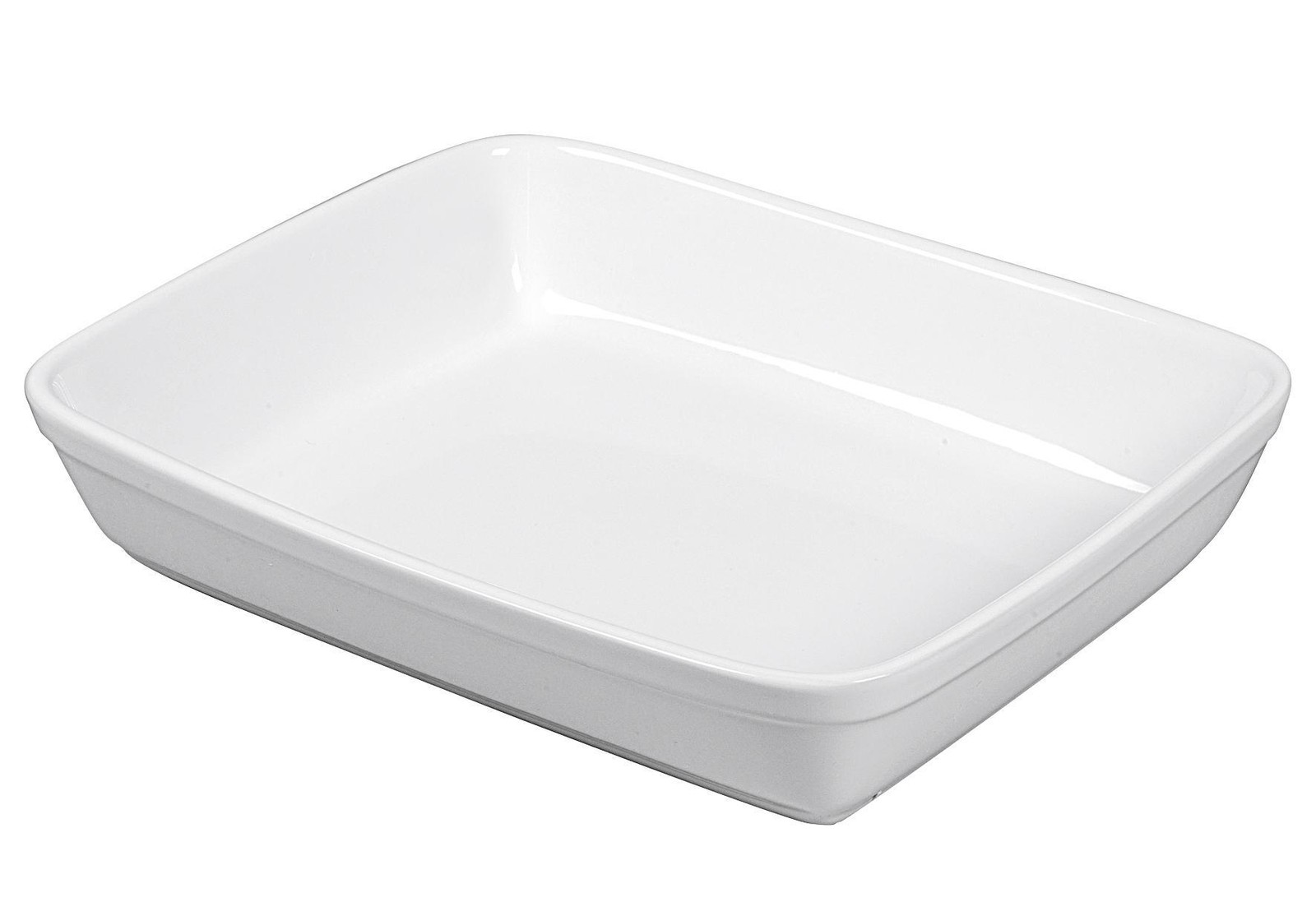Vista Alegre Auflaufform rechteckig Steingut 31x24,5x6,5cm weiß