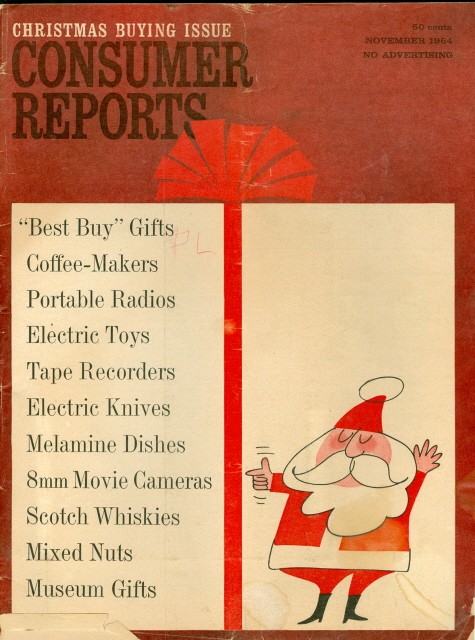 1964 Consumer Reports: Christmas Buying Issue - Coffee Makers/Portable Radios