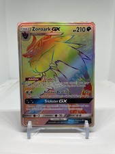 Zoroark GX - 77/73 [Shining Legends] Pokemon TCG - RAINBOW SECRET RARE - DMG on eBay