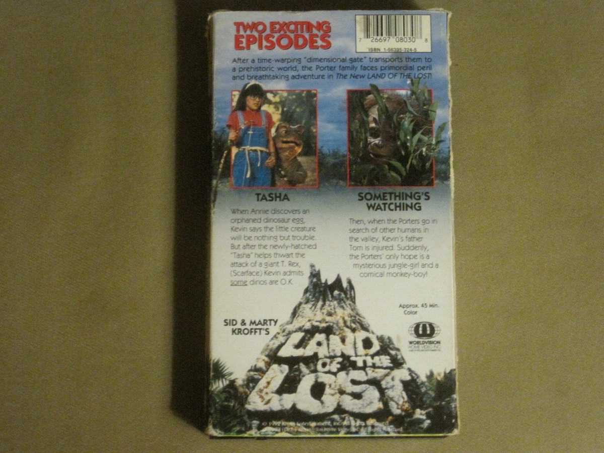 LAND OF THE LOST VHS SID & MARTY KROFT DINOSAUR FANTASY CULT KIDS