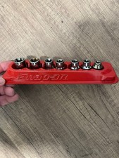 Snap On 207RFLE 7 Piece Low Profile Inverted TORX Socket Set 3/8