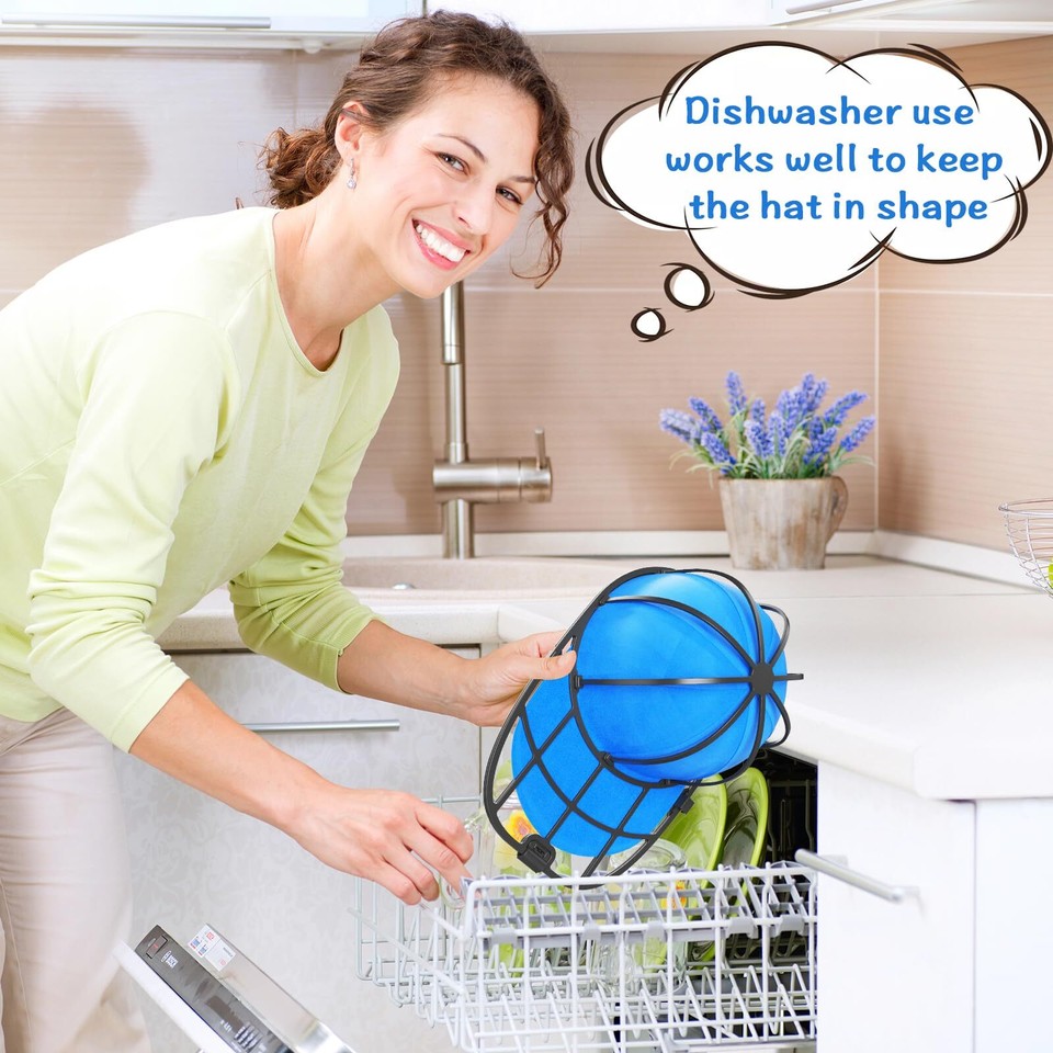 Hat Washer for Washing Machine, Ball Cap Washer for Baseball Caps, Hat