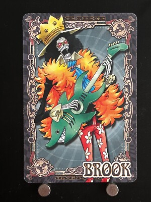 Brook ONE PIECE Memorial Log Card BANDAI #009 Japanese Anime Manga