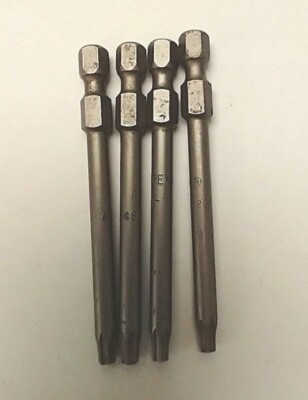 APEX 49A-TX-20 TORX BITS 1/4'' HEX POWER DRIVE (SET OF 4)