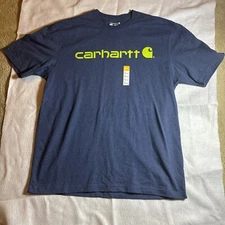 Carhartt K195 H70 Loose Fit T-Shirt Men XL Night Blue Heather NWT!