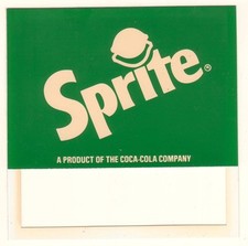Sprite Vending Machine Insert, Push Button Style, 3 1/2" x 3 1/2"