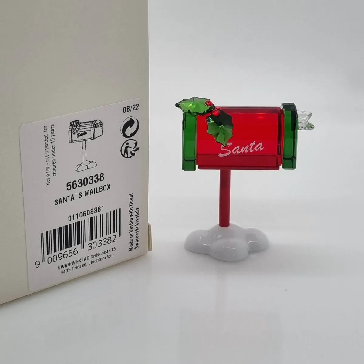 Swarovski Holiday Cheers Santas Briefkasten Mailbox Cassetta Postale 5630338  | eBay