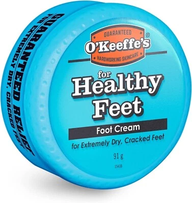 BRANDED O’Keeffe’s Healthy Feet Foot Cream 91g | Intensive Moisturiser for Dry Cracked
