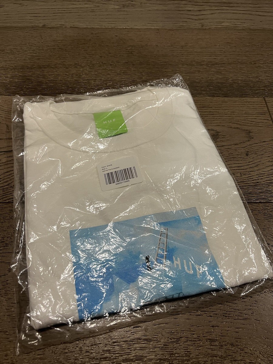 HUF clouded s/s tee (white) L | eBay