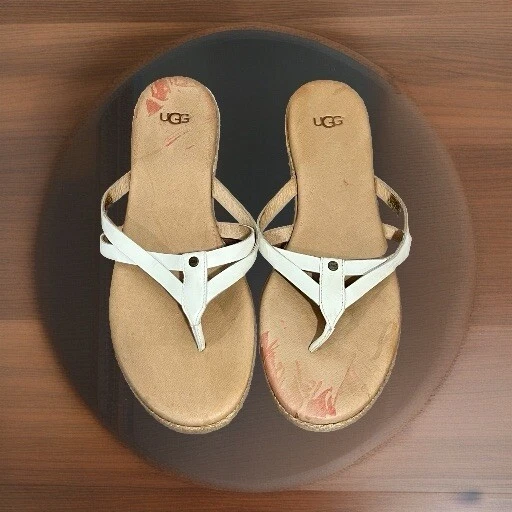 ugg sandali donna pelle con tomaia 8