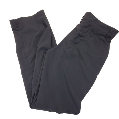 J Lindeberg Black Golf Pants Men's Size 34/32 Flat Front Zip Ankle