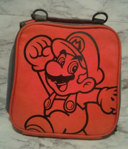 PowerA Nintendo 3DS Super Mario Bros ROT 9" Tragetasche Reisetasche ohne Riemen
