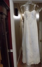 Galina Signature Wedding Gown Dress Size 8 With Bustle Hooks Ivory From David's