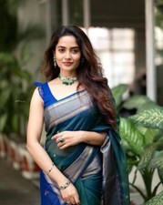 Indian Wedding Sari Designer Casual Bollywood Saree Party Wear Pakistani Ethnic