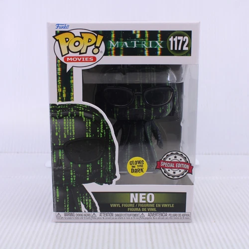G9 Funko Pop Special Edition GITD Vinyl Figure The Matrix Neo 1172