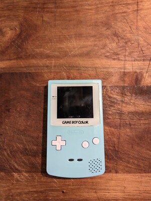 Game Boy Color with new IPS screen (FunnyPlaying Q5 v 2.7) and teal shell