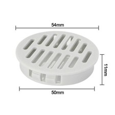 Round Air Vents 50mm 20Pcs for Efficient Kitchen and Bathroom Ventilation