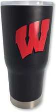 Boelter Wisconsin Badgers Double Wall Stainless Steel Travel Mug