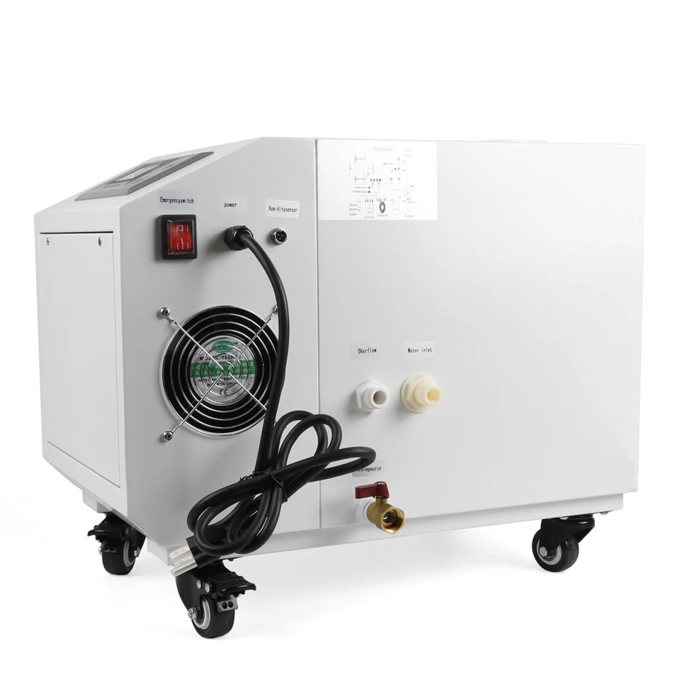 Humidificador Ultrasónico Comercial Industrial Enfriamiento Continuo Fabricante de Niebla 3kg/h Tiempo Foto 3 de 4