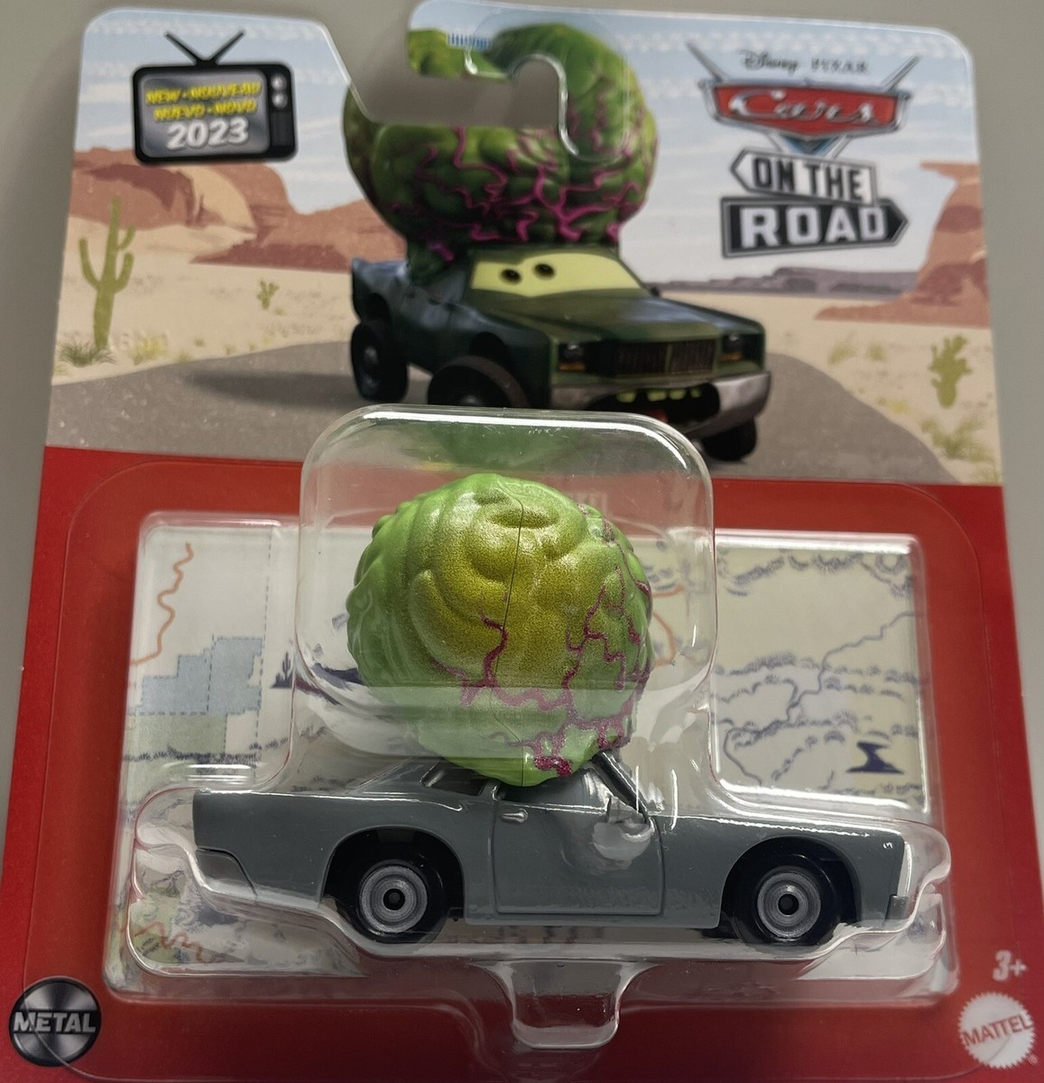 DISNEY PIXAR CARS DOUG CRANKEL BIG BRAIN ZOMBIE METAL 2023 DISNEY PIXAR CARS DOUG CRANKEL BIG BRAIN ZOMBIE METAL 2023