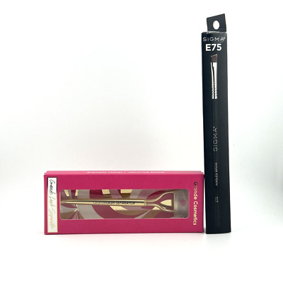 Grande Lash Separator + SIGMA E75 Angled Brow Brush   2PC Set   NEW & SEALED