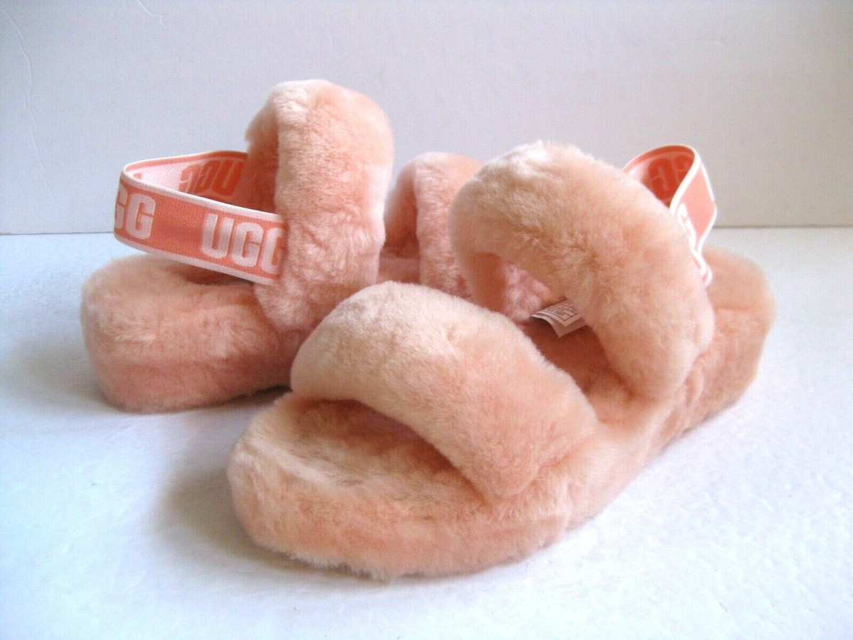 UGG OH YEAH SLIDE WOMEN SANDAL BEVERLY PINK US /UK /EU 37 /JP