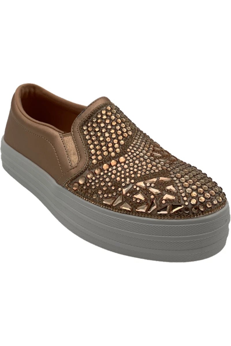 skechers rhinestone slip ons