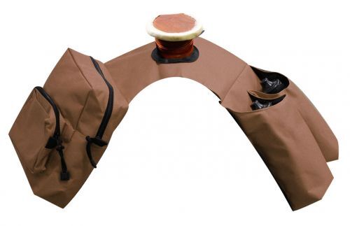 Showman Western Saddle Aislado Cordura Nylon Cuerno Bolsa Botellas de Agua y Bolsillo - Imagen 16 de 26