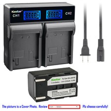 Kastar Battery LCD Rapid Charger for Samsung SBLSM160 Samsung SC-DC173 SC-DC173U