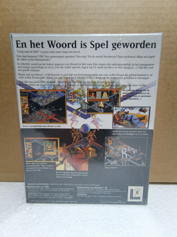 Afterlife by Lucasarts PC Big Box, NEW Factory Sealed! RARE-Vintage-RETRO! - Image 2 of 4