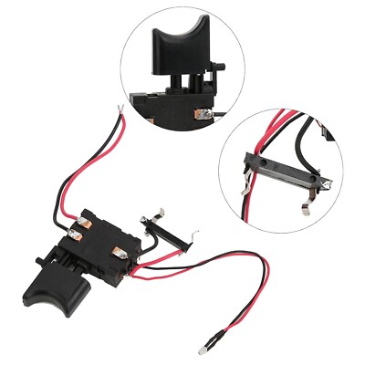 Elektro Akku Bohrschrauber Drehzahlregler Auslöseschalter 7,2 V - 24 V Bohrmaschinenschalter