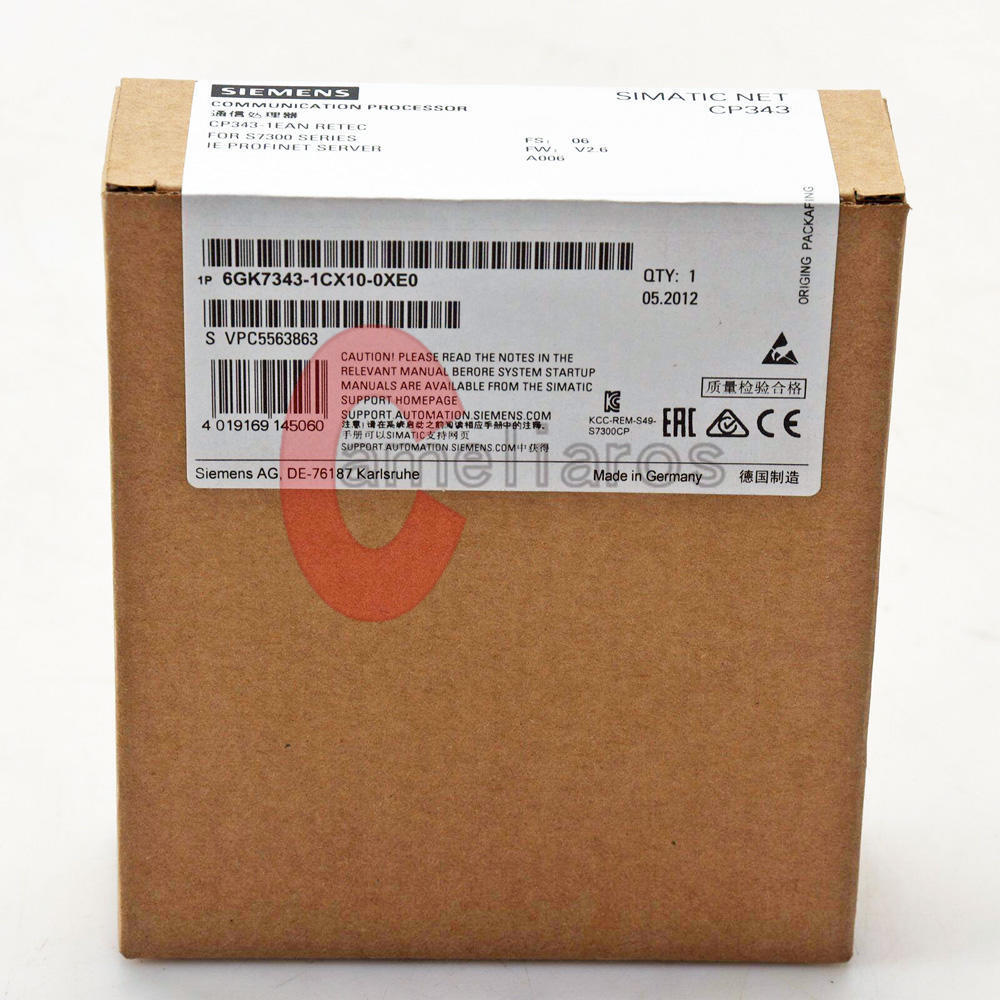 1PC シーメンス 6GK7343-1CX10-0XE0 PLC 6GK7 343-1CX10-0XE0 新しい