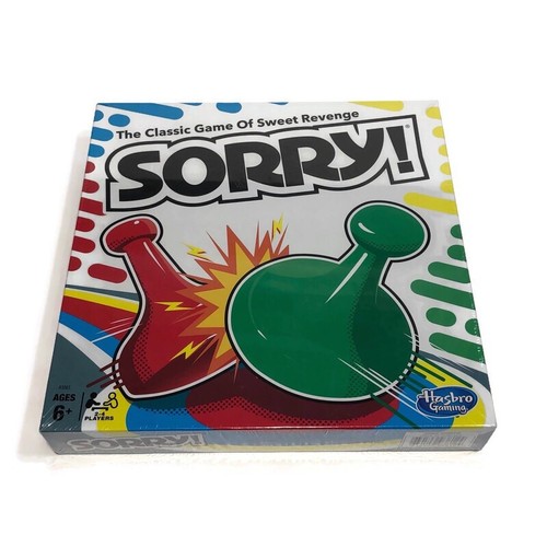 NEU SORRY! Das klassische Spiel der süßen Rache Hasbro Brettspiel ab 6+ - Bild 2 von 7