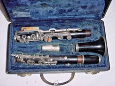 VINTAGE KOHLERT SOHNE GRASLITZ WOOD CLARINET KEY OF A Czechslovakia 1930s/50s