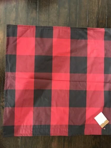 Black Plaid 100% Silk Home Décor Pillows