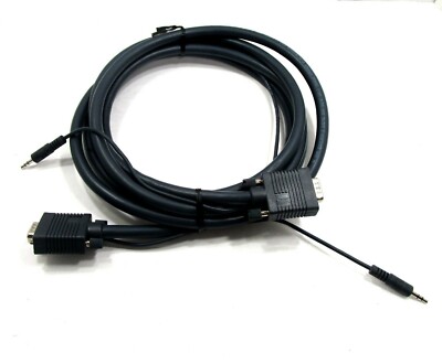 KRAMER C-MGMA/MGMA-10 15 Pin HD & 3.5mm Stereo Audio VGA Cable 