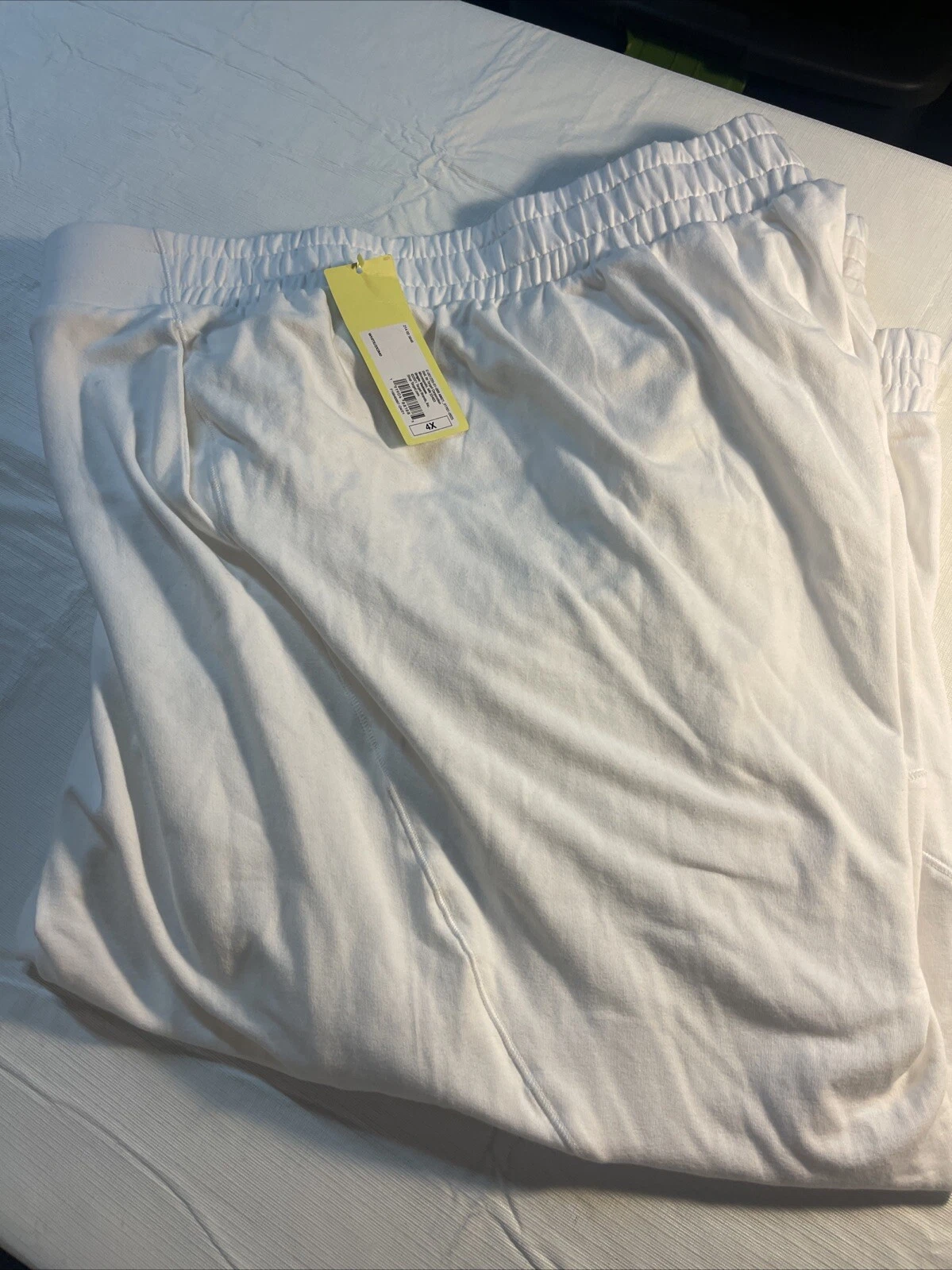 All in Motion Womens White Sweat Pants Size 4X LARGE NWT SKU A76
