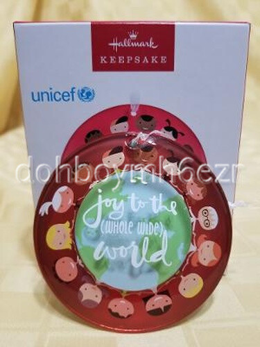 Hallmark 2022 Joy To The Whole Wide World Unicef Weihnachtsschmuck - Bild 1 von 2