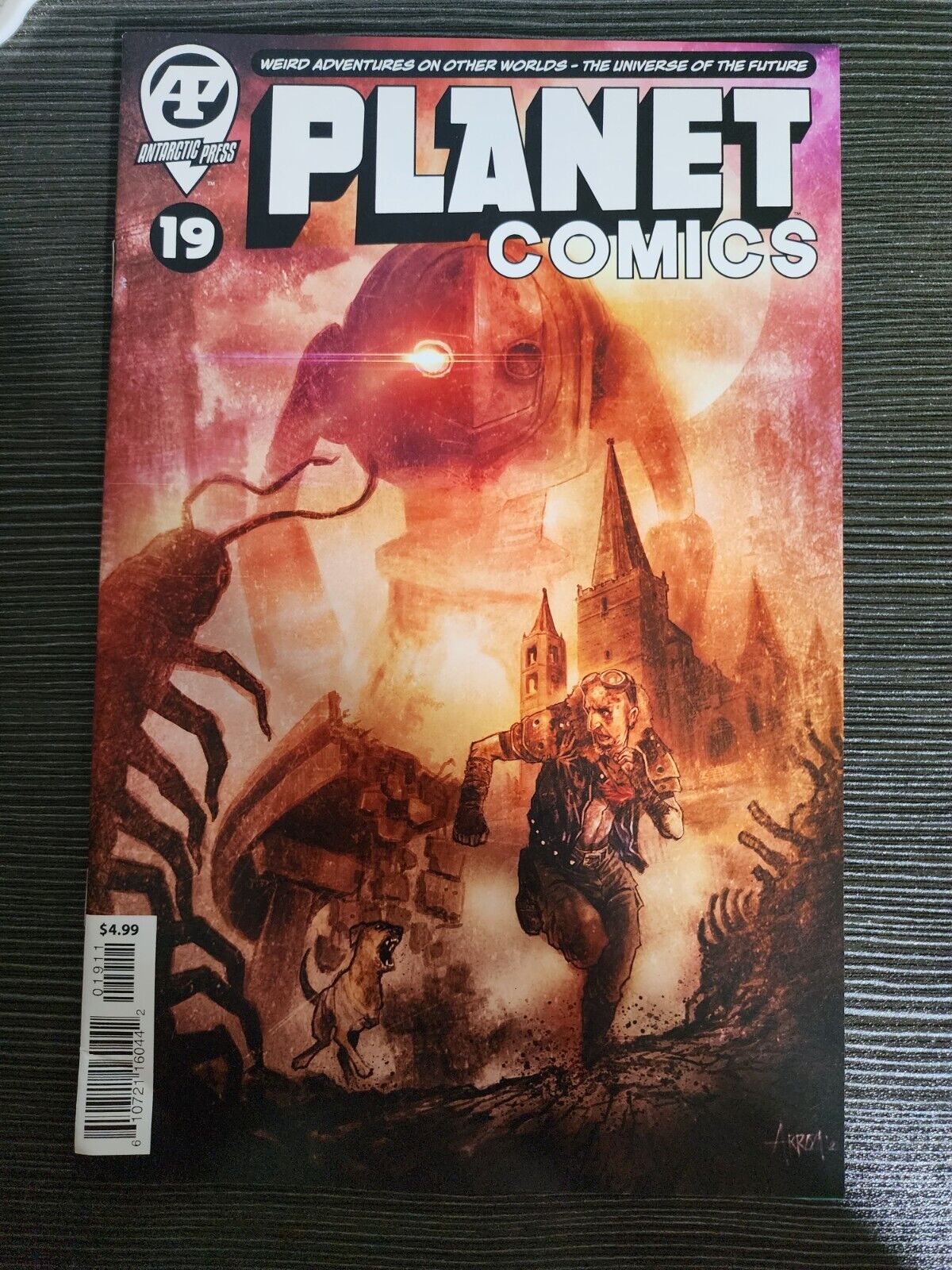 Planet Comics 19 Vol 2 By Antarctic Press Erwin Arroza Cover 2023 Damaged