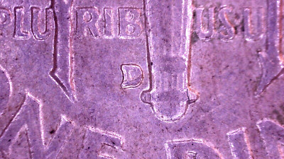 1954 d Roosevelt dime DDR Mintmark Doubled Die Mintmark VF   #30